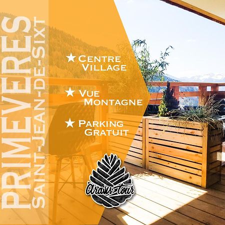 Appt Primeveres - Centre Village, Vue Montagne - Aravistour Saint-Jean-de-Sixt Exteriér fotografie